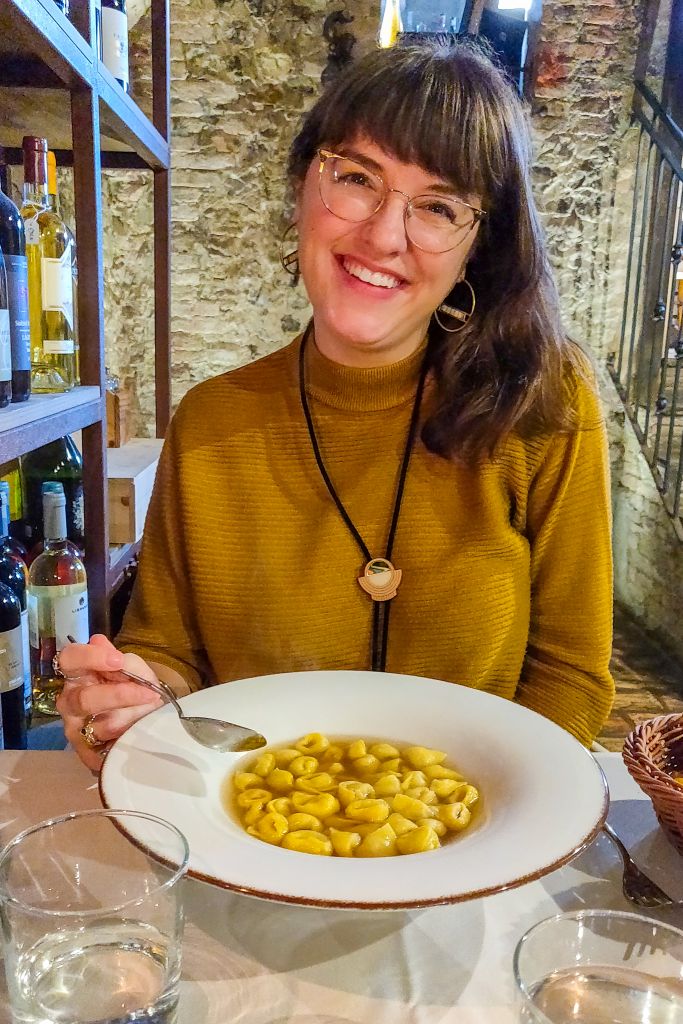 Tortellini en Brodo Bologna Italy